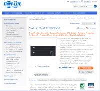 Tripp Lite product page
